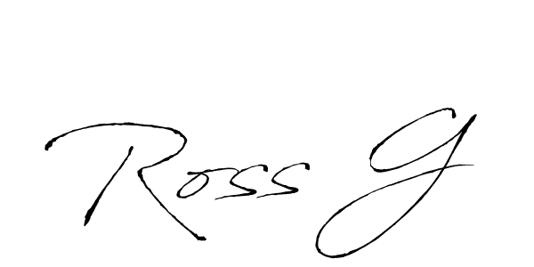 Create a beautiful signature design for name Ross G. With this signature (Antro_Vectra) fonts, you can make a handwritten signature for free. Ross G signature style 6 images and pictures png