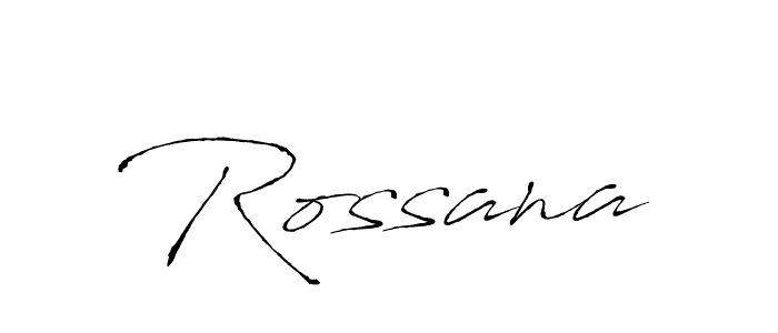 Use a signature maker to create a handwritten signature online. With this signature software, you can design (Antro_Vectra) your own signature for name Rossana. Rossana signature style 6 images and pictures png