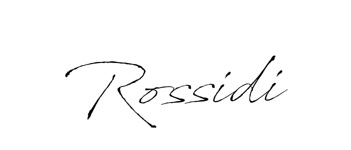 How to make Rossidi name signature. Use Antro_Vectra style for creating short signs online. This is the latest handwritten sign. Rossidi signature style 6 images and pictures png