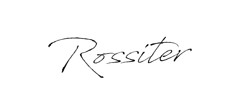 Design your own signature with our free online signature maker. With this signature software, you can create a handwritten (Antro_Vectra) signature for name Rossiter. Rossiter signature style 6 images and pictures png