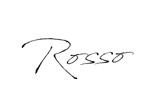 Design your own signature with our free online signature maker. With this signature software, you can create a handwritten (Antro_Vectra) signature for name Rosso. Rosso signature style 6 images and pictures png
