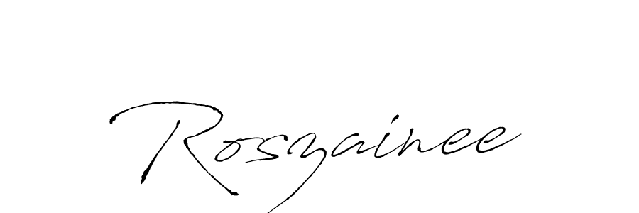 How to Draw Roszainee signature style? Antro_Vectra is a latest design signature styles for name Roszainee. Roszainee signature style 6 images and pictures png