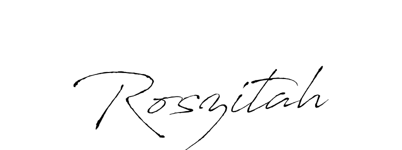 Make a beautiful signature design for name Roszitah. Use this online signature maker to create a handwritten signature for free. Roszitah signature style 6 images and pictures png