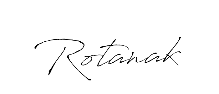 Rotanak stylish signature style. Best Handwritten Sign (Antro_Vectra) for my name. Handwritten Signature Collection Ideas for my name Rotanak. Rotanak signature style 6 images and pictures png