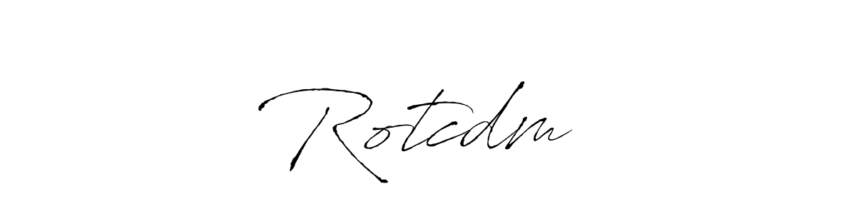 Once you've used our free online signature maker to create your best signature Antro_Vectra style, it's time to enjoy all of the benefits that Rotcdm❤️ name signing documents. Rotcdm❤️ signature style 6 images and pictures png