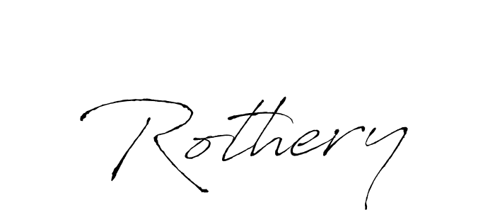 How to make Rothery signature? Antro_Vectra is a professional autograph style. Create handwritten signature for Rothery name. Rothery signature style 6 images and pictures png