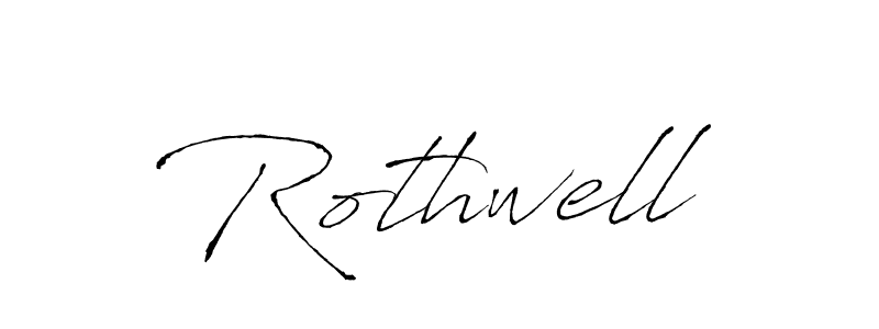 Design your own signature with our free online signature maker. With this signature software, you can create a handwritten (Antro_Vectra) signature for name Rothwell. Rothwell signature style 6 images and pictures png