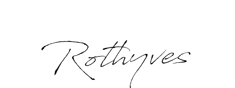 Antro_Vectra is a professional signature style that is perfect for those who want to add a touch of class to their signature. It is also a great choice for those who want to make their signature more unique. Get Rothyves name to fancy signature for free. Rothyves signature style 6 images and pictures png