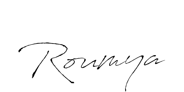 It looks lik you need a new signature style for name Roumya. Design unique handwritten (Antro_Vectra) signature with our free signature maker in just a few clicks. Roumya signature style 6 images and pictures png