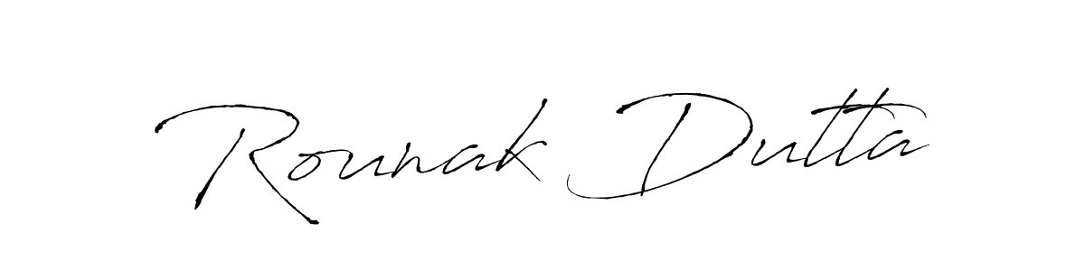 It looks lik you need a new signature style for name Rounak Dutta. Design unique handwritten (Antro_Vectra) signature with our free signature maker in just a few clicks. Rounak Dutta signature style 6 images and pictures png