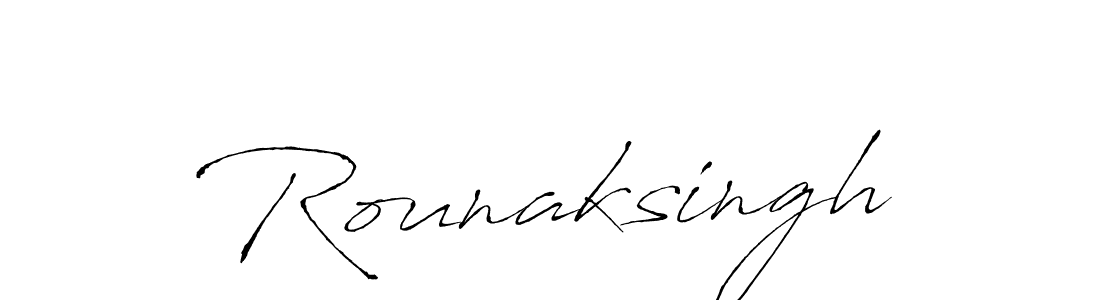 Also we have Rounaksingh name is the best signature style. Create professional handwritten signature collection using Antro_Vectra autograph style. Rounaksingh signature style 6 images and pictures png