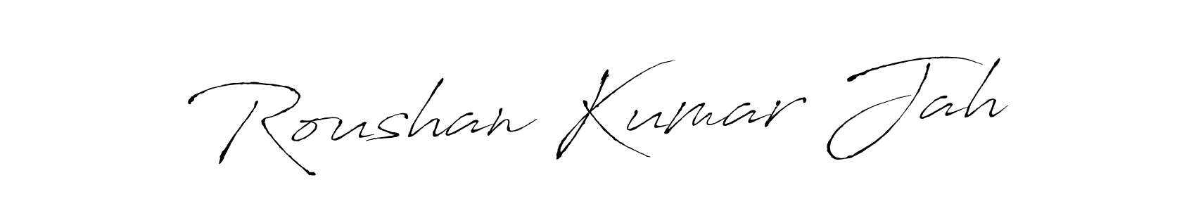 How to Draw Roushan Kumar Jah signature style? Antro_Vectra is a latest design signature styles for name Roushan Kumar Jah. Roushan Kumar Jah signature style 6 images and pictures png