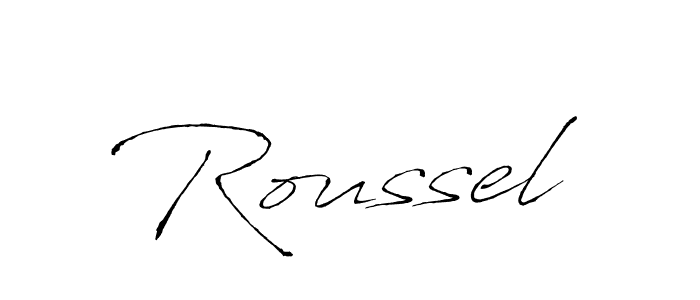This is the best signature style for the Roussel name. Also you like these signature font (Antro_Vectra). Mix name signature. Roussel signature style 6 images and pictures png