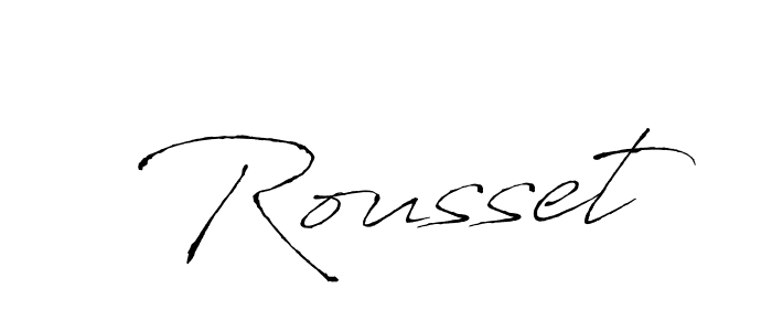 Design your own signature with our free online signature maker. With this signature software, you can create a handwritten (Antro_Vectra) signature for name Rousset. Rousset signature style 6 images and pictures png