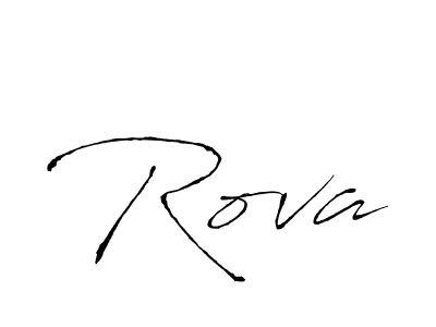 Also we have Rova name is the best signature style. Create professional handwritten signature collection using Antro_Vectra autograph style. Rova signature style 6 images and pictures png