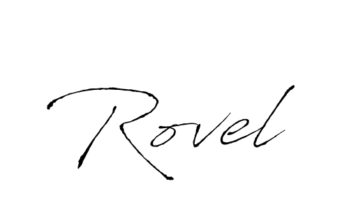 Also we have Rovel name is the best signature style. Create professional handwritten signature collection using Antro_Vectra autograph style. Rovel signature style 6 images and pictures png