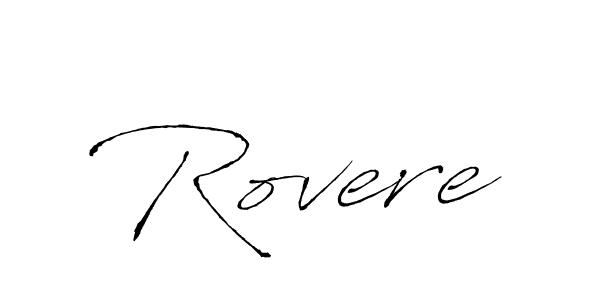 Make a beautiful signature design for name Rovere. With this signature (Antro_Vectra) style, you can create a handwritten signature for free. Rovere signature style 6 images and pictures png
