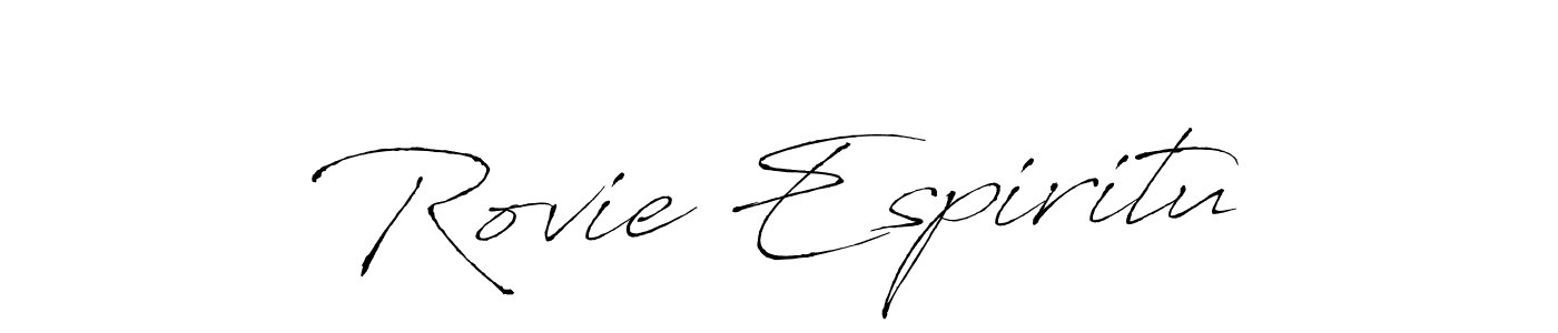 You can use this online signature creator to create a handwritten signature for the name Rovie Espiritu. This is the best online autograph maker. Rovie Espiritu signature style 6 images and pictures png