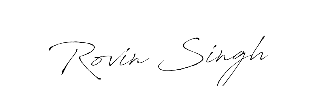 How to Draw Rovin Singh signature style? Antro_Vectra is a latest design signature styles for name Rovin Singh. Rovin Singh signature style 6 images and pictures png