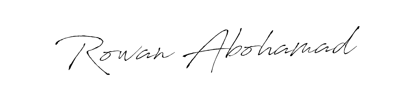 Similarly Antro_Vectra is the best handwritten signature design. Signature creator online .You can use it as an online autograph creator for name Rowan Abohamad. Rowan Abohamad signature style 6 images and pictures png