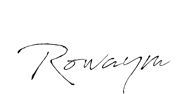 How to Draw Rowaym signature style? Antro_Vectra is a latest design signature styles for name Rowaym. Rowaym signature style 6 images and pictures png