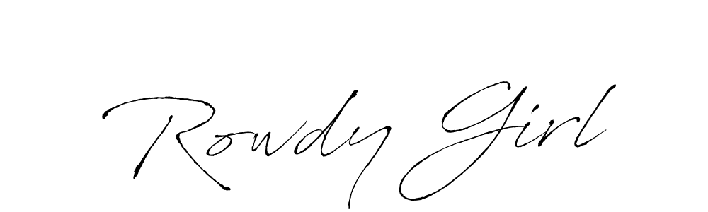 The best way (Antro_Vectra) to make a short signature is to pick only two or three words in your name. The name Rowdy Girl include a total of six letters. For converting this name. Rowdy Girl signature style 6 images and pictures png
