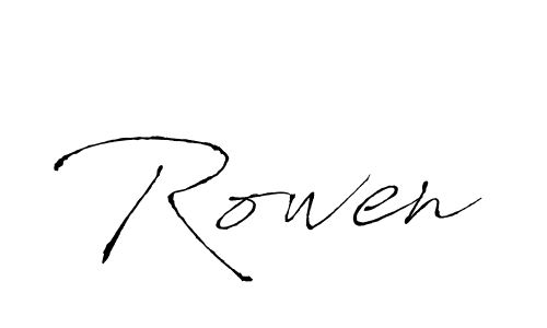 Make a beautiful signature design for name Rowen. Use this online signature maker to create a handwritten signature for free. Rowen signature style 6 images and pictures png