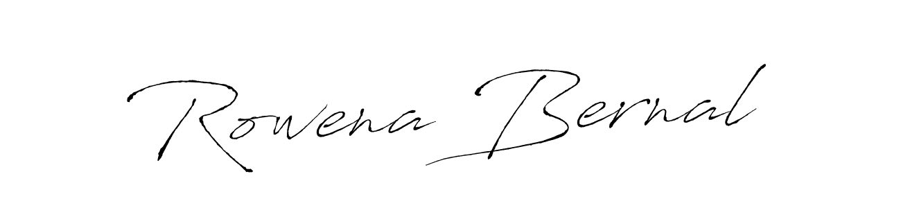 Create a beautiful signature design for name Rowena Bernal. With this signature (Antro_Vectra) fonts, you can make a handwritten signature for free. Rowena Bernal signature style 6 images and pictures png