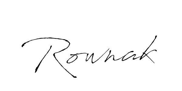 Create a beautiful signature design for name Rownak. With this signature (Antro_Vectra) fonts, you can make a handwritten signature for free. Rownak signature style 6 images and pictures png