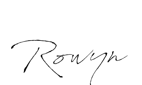 Also we have Rowyn name is the best signature style. Create professional handwritten signature collection using Antro_Vectra autograph style. Rowyn signature style 6 images and pictures png