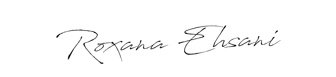 Make a short Roxana Ehsani signature style. Manage your documents anywhere anytime using Antro_Vectra. Create and add eSignatures, submit forms, share and send files easily. Roxana Ehsani signature style 6 images and pictures png