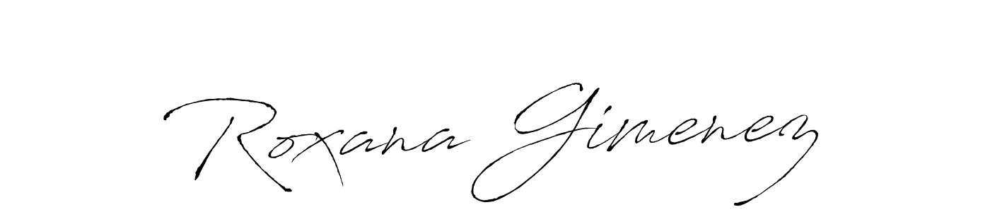 Best and Professional Signature Style for Roxana Gimenez. Antro_Vectra Best Signature Style Collection. Roxana Gimenez signature style 6 images and pictures png