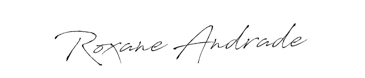 It looks lik you need a new signature style for name Roxane Andrade. Design unique handwritten (Antro_Vectra) signature with our free signature maker in just a few clicks. Roxane Andrade signature style 6 images and pictures png