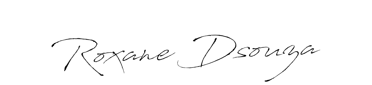 Create a beautiful signature design for name Roxane Dsouza. With this signature (Antro_Vectra) fonts, you can make a handwritten signature for free. Roxane Dsouza signature style 6 images and pictures png