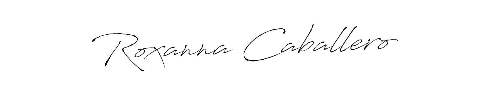 Also You can easily find your signature by using the search form. We will create Roxanna Caballero name handwritten signature images for you free of cost using Antro_Vectra sign style. Roxanna Caballero signature style 6 images and pictures png