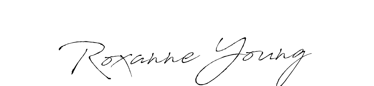 The best way (Antro_Vectra) to make a short signature is to pick only two or three words in your name. The name Roxanne Young include a total of six letters. For converting this name. Roxanne Young signature style 6 images and pictures png