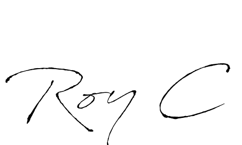 Use a signature maker to create a handwritten signature online. With this signature software, you can design (Antro_Vectra) your own signature for name Roy C. Roy C signature style 6 images and pictures png