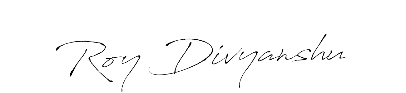 Once you've used our free online signature maker to create your best signature Antro_Vectra style, it's time to enjoy all of the benefits that Roy Divyanshu name signing documents. Roy Divyanshu signature style 6 images and pictures png