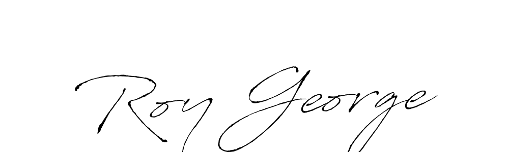 Also we have Roy George name is the best signature style. Create professional handwritten signature collection using Antro_Vectra autograph style. Roy George signature style 6 images and pictures png