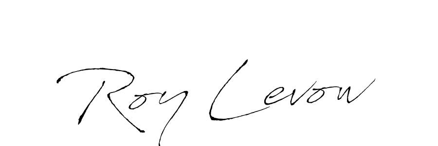 How to make Roy Levow name signature. Use Antro_Vectra style for creating short signs online. This is the latest handwritten sign. Roy Levow signature style 6 images and pictures png