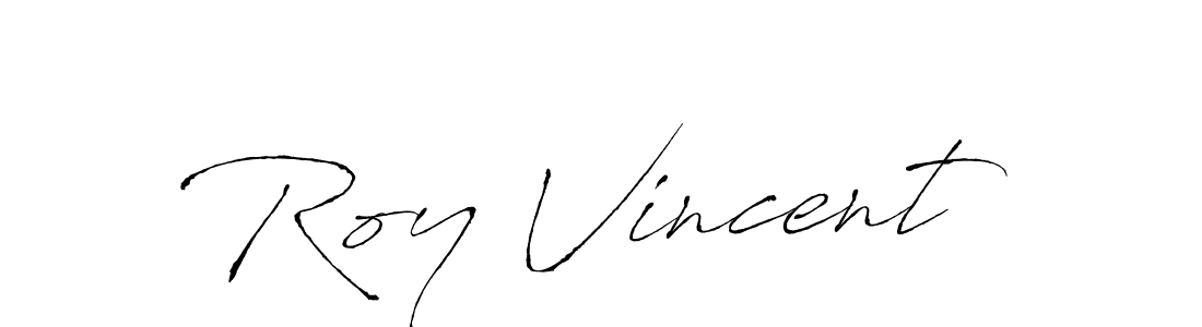 How to make Roy Vincent name signature. Use Antro_Vectra style for creating short signs online. This is the latest handwritten sign. Roy Vincent signature style 6 images and pictures png