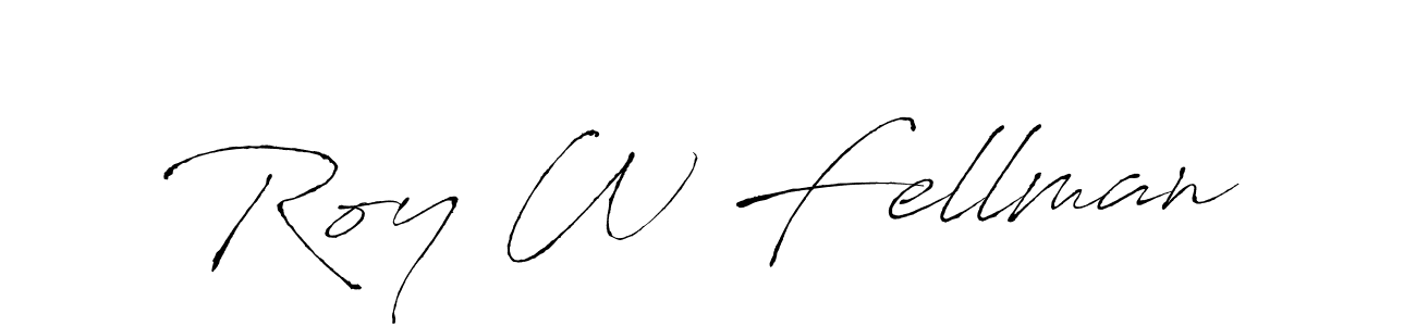if you are searching for the best signature style for your name Roy W Fellman. so please give up your signature search. here we have designed multiple signature styles  using Antro_Vectra. Roy W Fellman signature style 6 images and pictures png