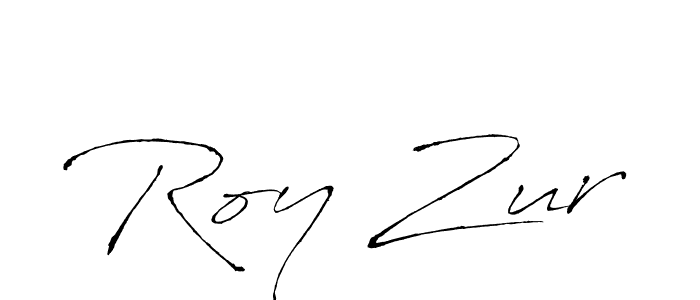 Roy Zur stylish signature style. Best Handwritten Sign (Antro_Vectra) for my name. Handwritten Signature Collection Ideas for my name Roy Zur. Roy Zur signature style 6 images and pictures png