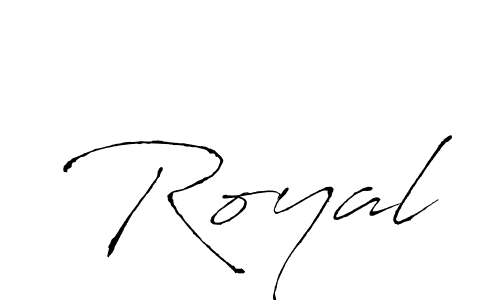 Use a signature maker to create a handwritten signature online. With this signature software, you can design (Antro_Vectra) your own signature for name Royal. Royal signature style 6 images and pictures png