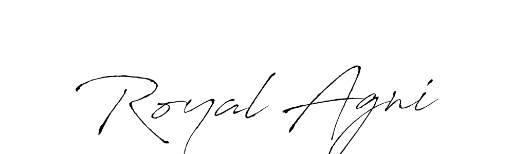 Also we have Royal Agni name is the best signature style. Create professional handwritten signature collection using Antro_Vectra autograph style. Royal Agni signature style 6 images and pictures png