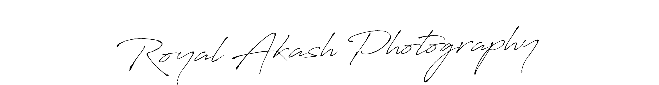 You should practise on your own different ways (Antro_Vectra) to write your name (Royal Akash Photography) in signature. don't let someone else do it for you. Royal Akash Photography signature style 6 images and pictures png