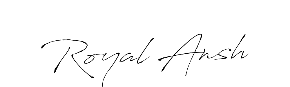 Similarly Antro_Vectra is the best handwritten signature design. Signature creator online .You can use it as an online autograph creator for name Royal Ansh. Royal Ansh signature style 6 images and pictures png