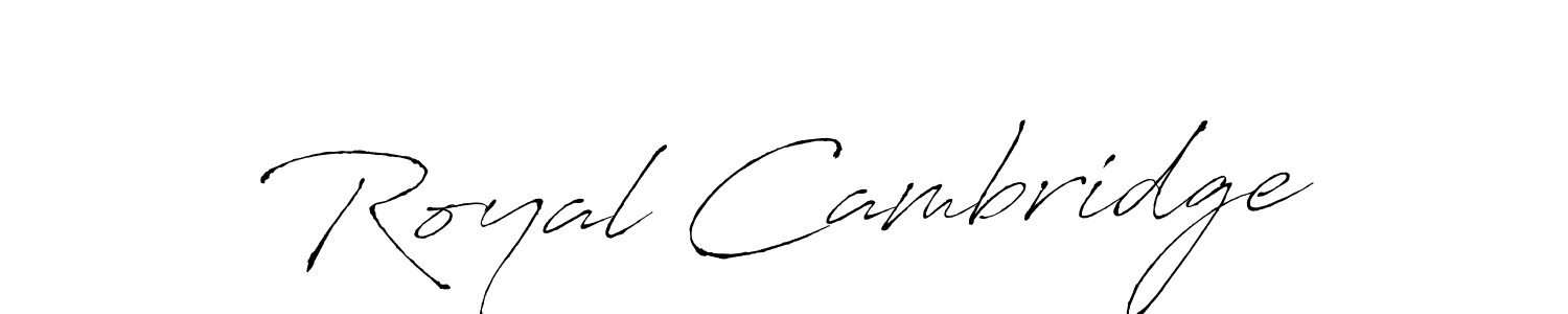You should practise on your own different ways (Antro_Vectra) to write your name (Royal Cambridge) in signature. don't let someone else do it for you. Royal Cambridge signature style 6 images and pictures png