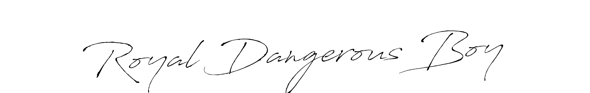 if you are searching for the best signature style for your name Royal Dangerous Boy. so please give up your signature search. here we have designed multiple signature styles  using Antro_Vectra. Royal Dangerous Boy signature style 6 images and pictures png