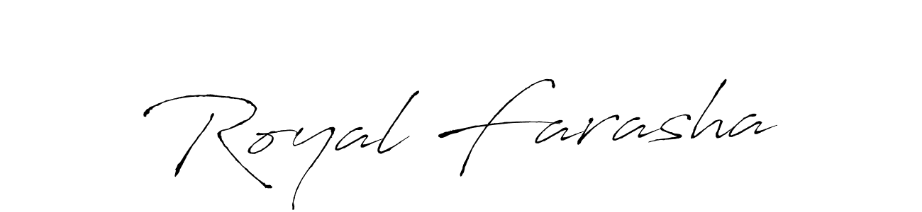 You should practise on your own different ways (Antro_Vectra) to write your name (Royal Farasha) in signature. don't let someone else do it for you. Royal Farasha signature style 6 images and pictures png